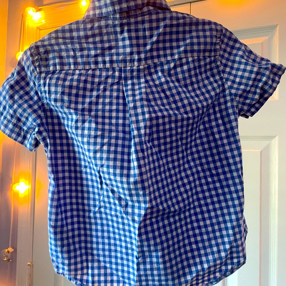Ralph Lauren cotton collared button up top